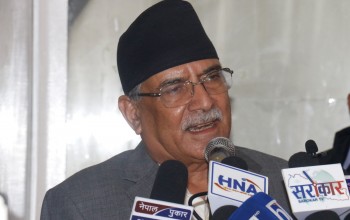 अहिलेको अध्यादेश लोकतन्त्र र संविधानको रक्षाका लागि ल्याइएको हो : प्रचण्ड